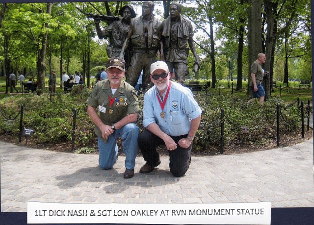 Oakley amd Nash at VIet Nam Memorial 2008